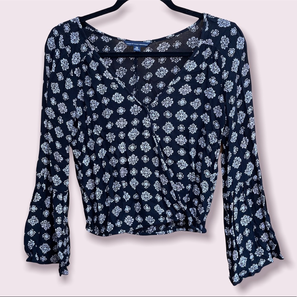 TWO FOR TEN - AE Cropped Boho Blouse